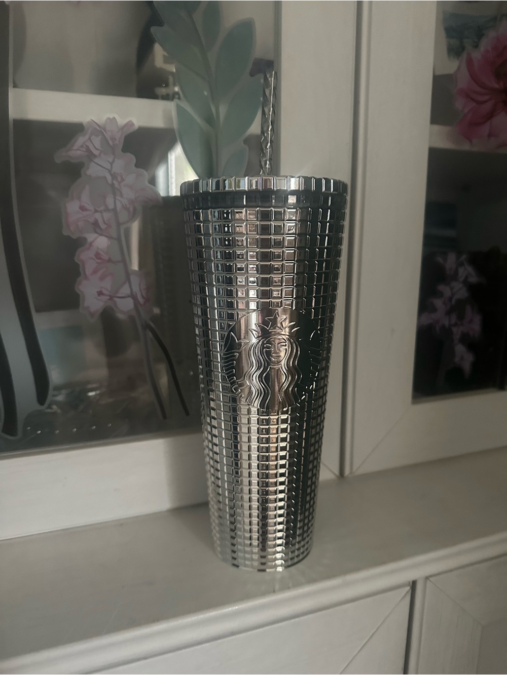 STARBUCKS Silver Mermaid Cup. Discontinued.
